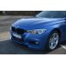 Накладка сплиттер на передний бампер на BMW 3 F30 / F31 M-Sport